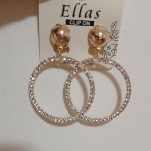 Ella Gold and Silver Hoop Earrings